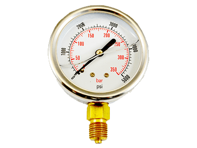 Dial Bottom All SS Gly Filled Gauges